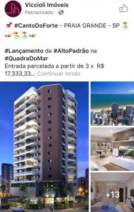 Exemplo de campanha digital para marketing imobiliário